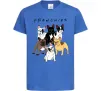 Детская футболка Frenchies Ярко-синий фото