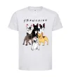 Дитяча футболка Frenchies Білий фото