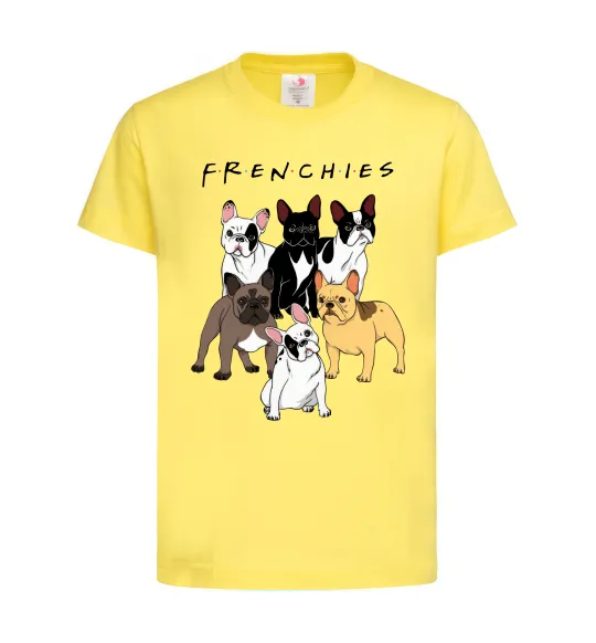 Дитяча футболка Frenchies Лимонний фото