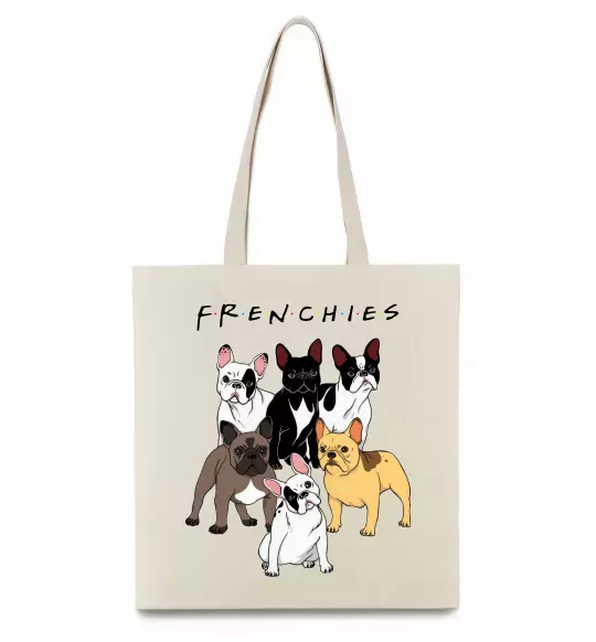 Эко-сумка Frenchies Бежевый фото