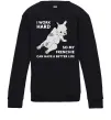 Дитячий світшот I work hard for my frenchie Чорний фото