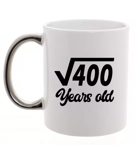 Чашка с цветной ручкой Корінь з 400 years old Серебро фото