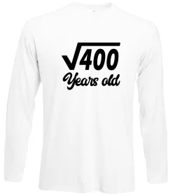 Лонгслив Caution 20 years old Белый фото