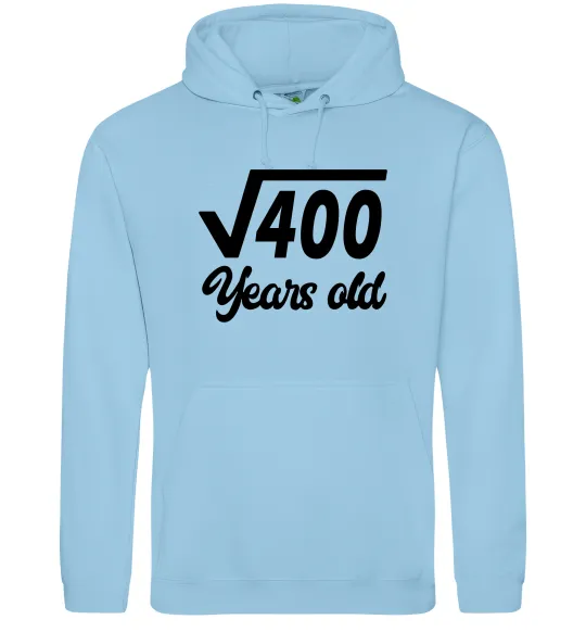 Мужская толстовка (худи) Корінь з 400 years old Голубой фото