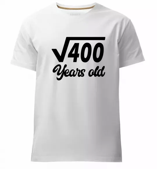 Мужская премиум футболка Корінь з 400 years old Белый фото