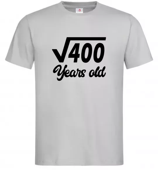 Чоловіча футболка Корінь з 400 years old Сірий фото