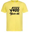 Чоловіча футболка Корінь з 400 years old Лимонний фото