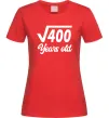 Женская футболка Корінь з 400 years old Красный фото