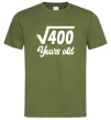 Чоловіча футболка Корінь з 400 years old Оливковий фото
