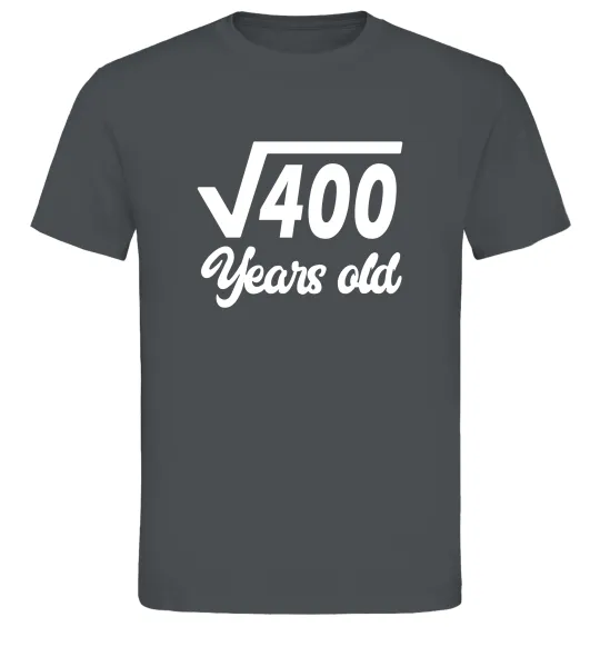 Чоловіча футболка Корінь з 400 years old Графіт фото