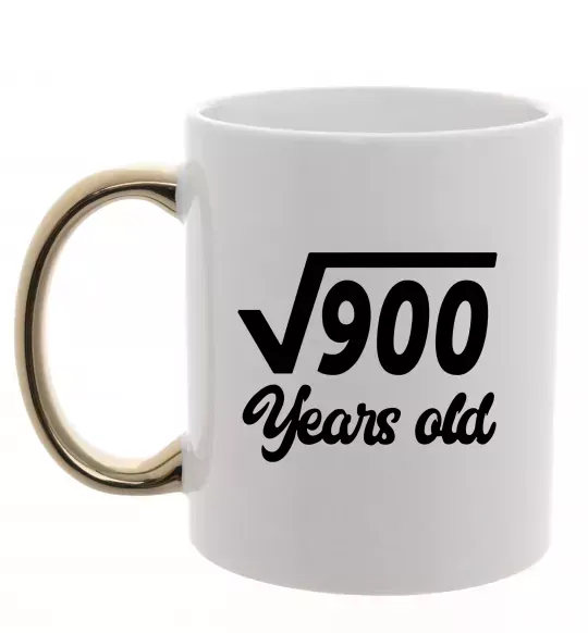 Чашка с цветной ручкой Корінь з 900 years old Золото фото