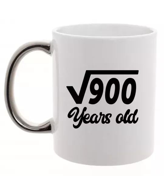 Чашка с цветной ручкой Корінь з 900 years old Серебро фото