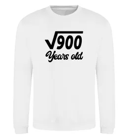 Свитшот Корінь з 900 years old Белый фото