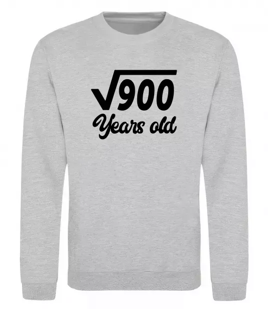 Свитшот Корінь з 900 years old Серый меланж фото