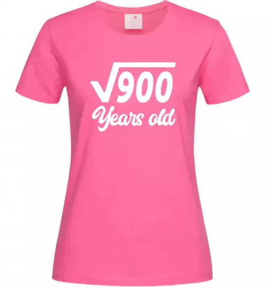 Жіноча футболка Корінь з 900 years old Яскраво-рожевий фото