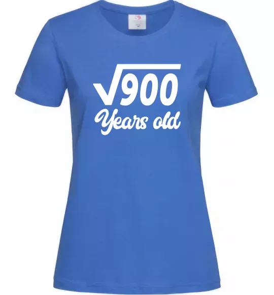 Жіноча футболка Корінь з 900 years old Яскраво-синій фото