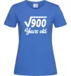 Жіноча футболка Корінь з 900 years old Яскраво-синій фото