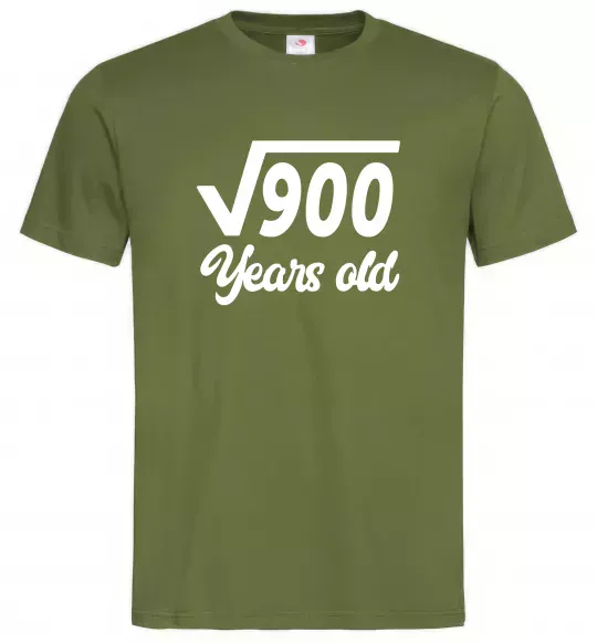 Мужская футболка Корінь з 900 years old Оливковый фото