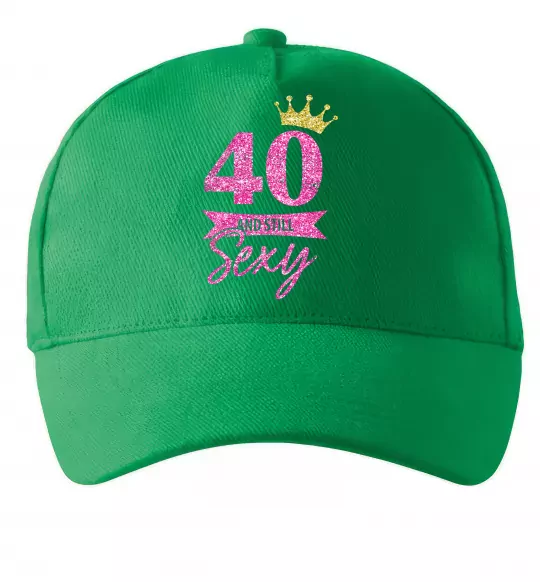 Кепка 40 and still sexy Зеленый фото