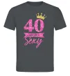 Мужская футболка 40 and still sexy Графит фото
