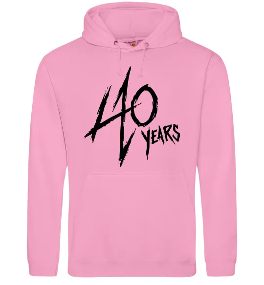 Мужская толстовка (худи) 40 years Розовый фото