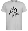 Мужская футболка 40 years Серый фото
