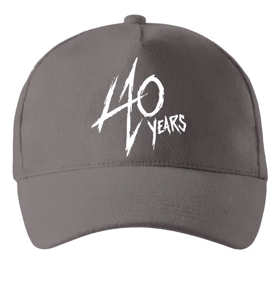 Кепка 40 years Серый фото
