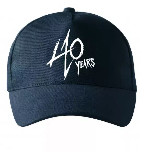Кепка 40 years Темно-синий фото
