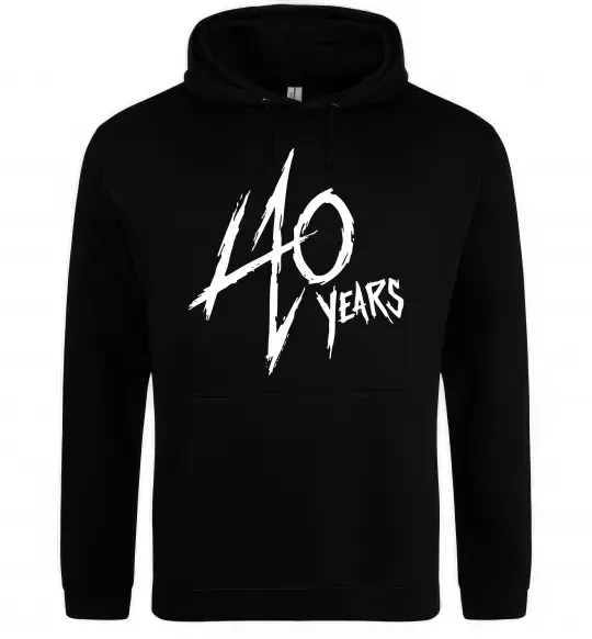 Жіноча толстовка (худі) 40 years Чорний фото