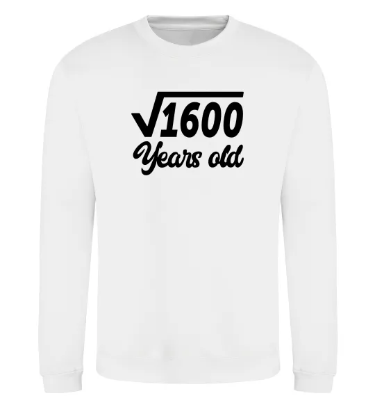 Свитшот Корінь з 1600 years old Белый фото