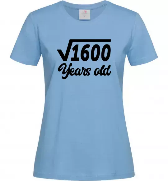 Женская футболка Корінь з 1600 years old Голубой фото