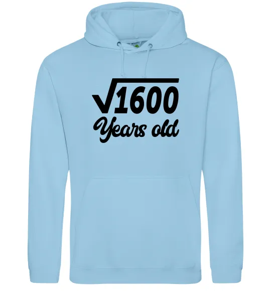 Женская толстовка (худи) Корінь з 1600 years old Голубой фото