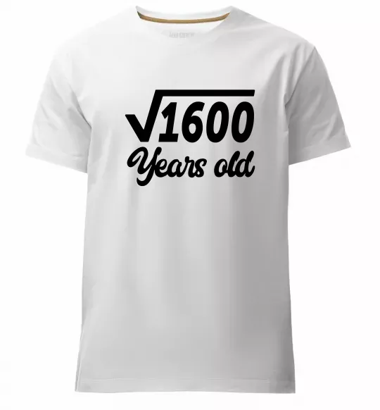 Мужская премиум футболка Корінь з 1600 years old Белый фото