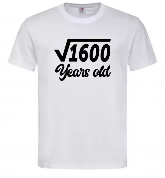 Мужская футболка Корінь з 1600 years old Белый фото