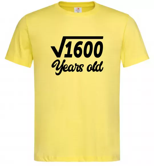 Мужская футболка Корінь з 1600 years old Лимонный фото