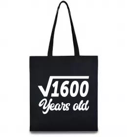 Эко-сумка Officially 40 years Черный фото