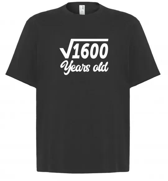 Футболка Оверсайз Корінь з 1600 years old Черный фото