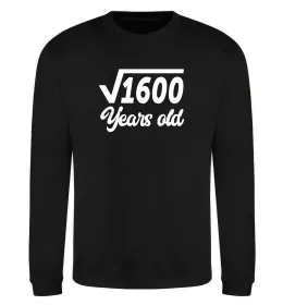 Свитшот Корінь з 1600 years old Черный фото