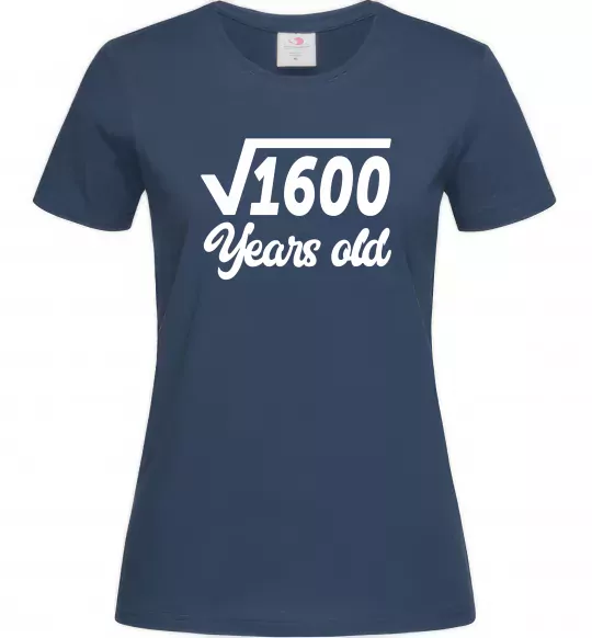 Женская футболка Корінь з 1600 years old Темно-синий фото