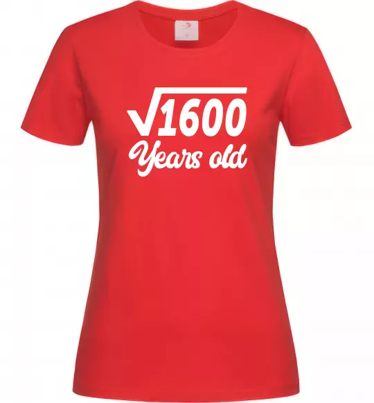 Женская футболка Корінь з 1600 years old Красный фото