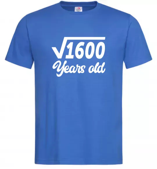Мужская футболка Корінь з 1600 years old Ярко-синий фото
