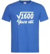 Мужская футболка Корінь з 1600 years old Ярко-синий фото