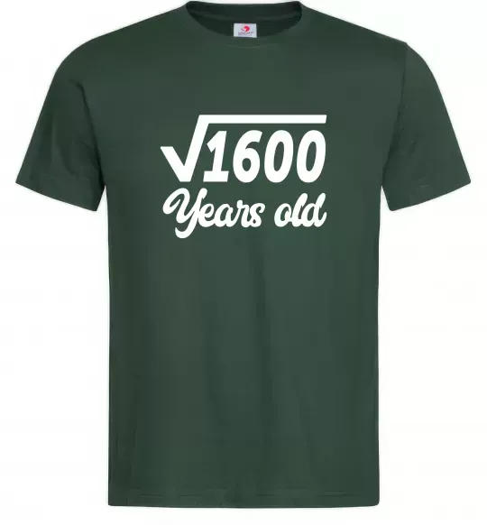 Мужская футболка Корінь з 1600 years old Темно-зеленый фото