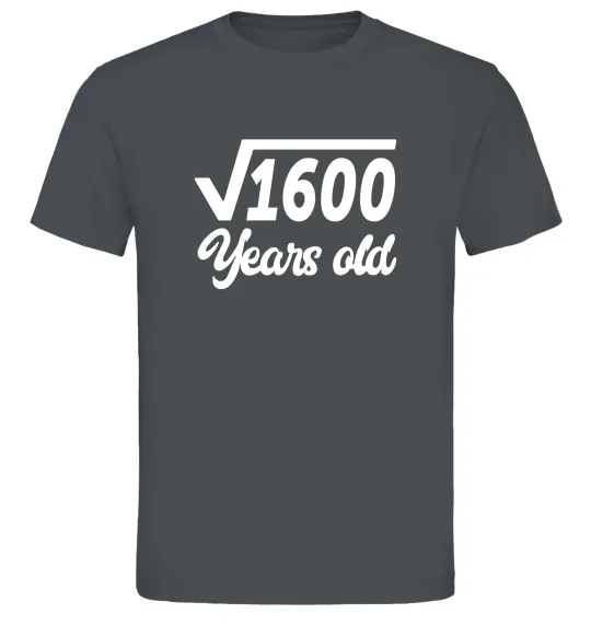 Мужская футболка Корінь з 1600 years old Графит фото