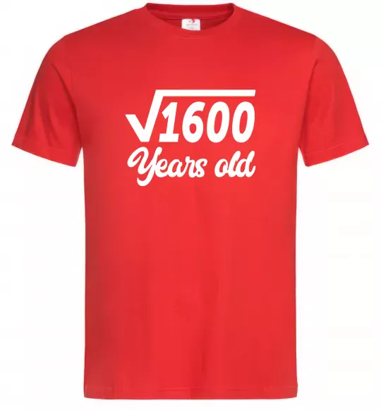 Мужская футболка Корінь з 1600 years old Красный фото