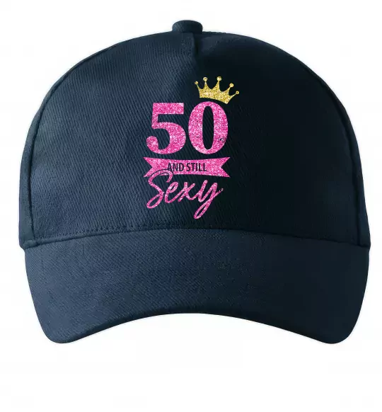 Кепка 50 and still sexy Темно-синій фото