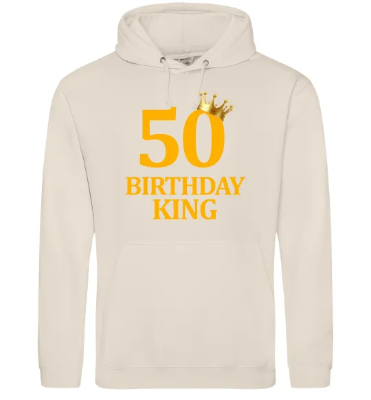 Чоловіча толстовка (худі) 50 Birthday king Таш фото