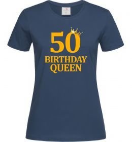 Жіноча футболка 50 birthday queen