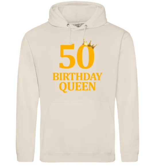 Жіноча толстовка (худі) 50 birthday queen Таш фото