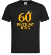 Чоловіча футболка 60 birthday king Чорний фото